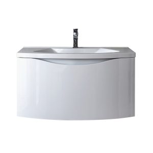 Base 1 Cestone Con Lavello Colore Bianco Lucido